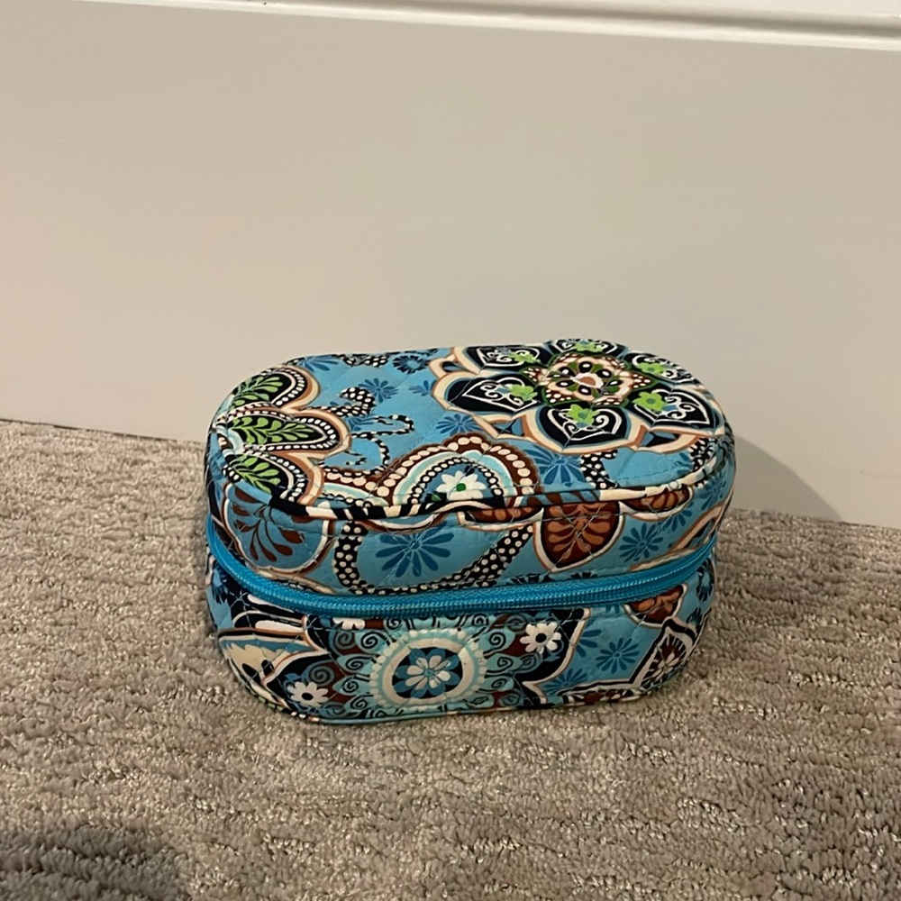 Vera Bradley travel jewelry case.